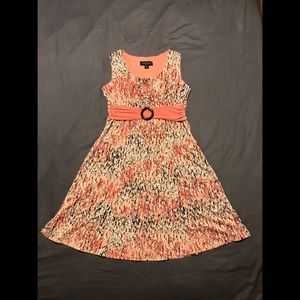 Sleeveless Floral Dress